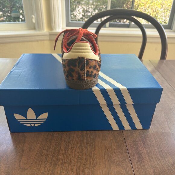 Adidas Originals Samba Sneakers in Leopard Print - Picture 5 of 8